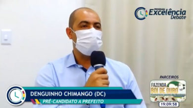Denguinho Chimango entrevistado na live do Portal Excelência Notícias